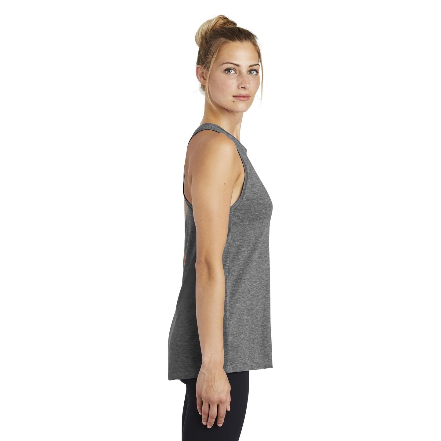 Black Triad Heather Tank - Sport-Tek - Soft Fabric
