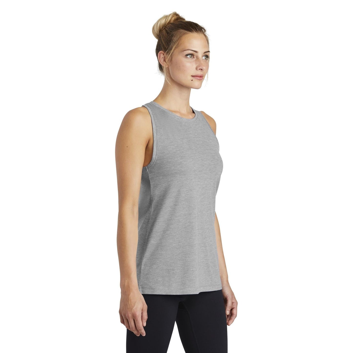 Black Triad Heather Tank - Sport-Tek - Soft Fabric