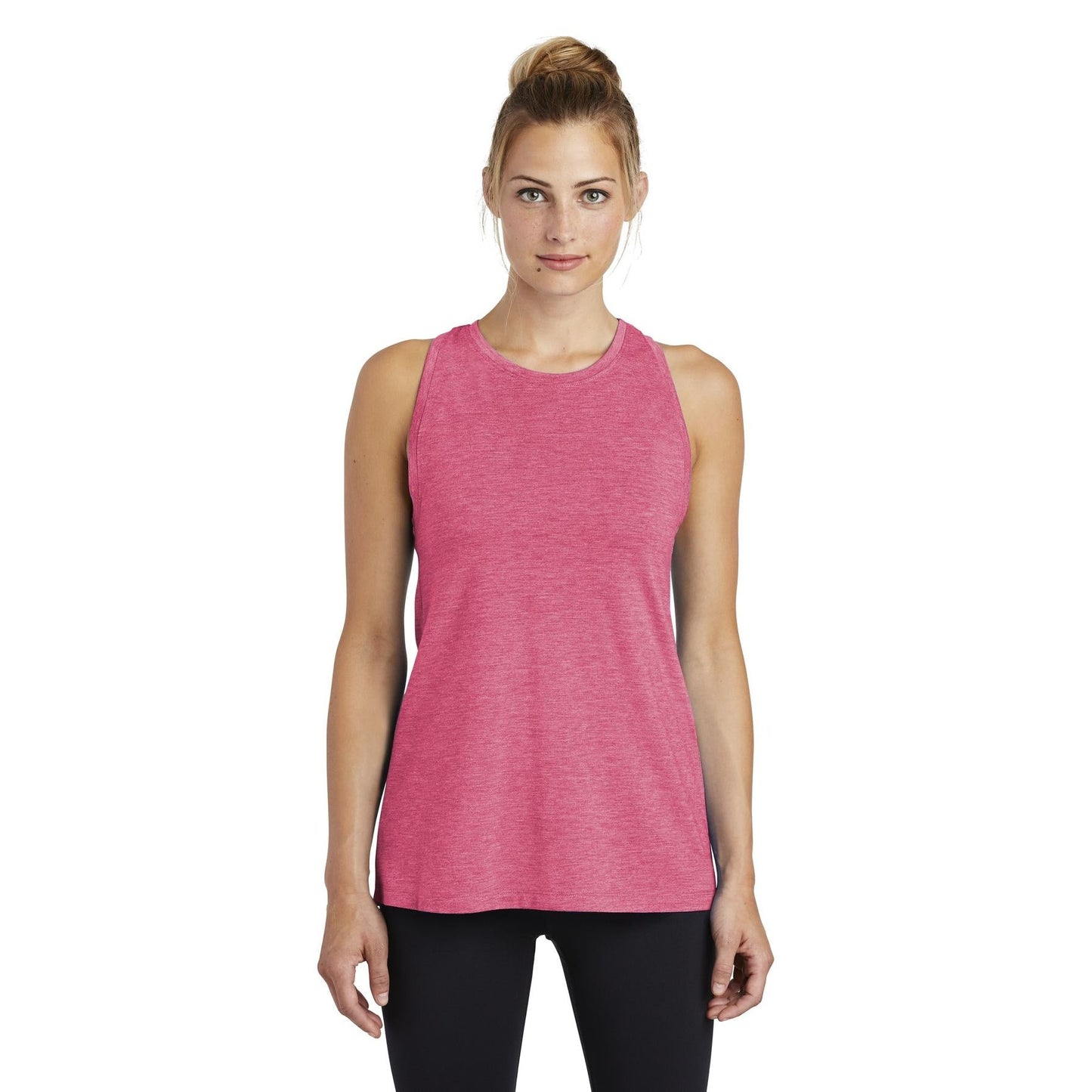 Black Triad Heather Tank - Sport-Tek - Soft Fabric
