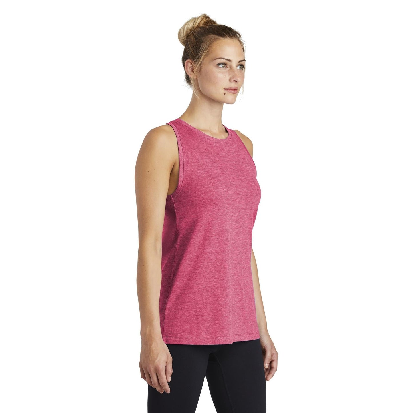 Black Triad Heather Tank - Sport-Tek - Soft Fabric