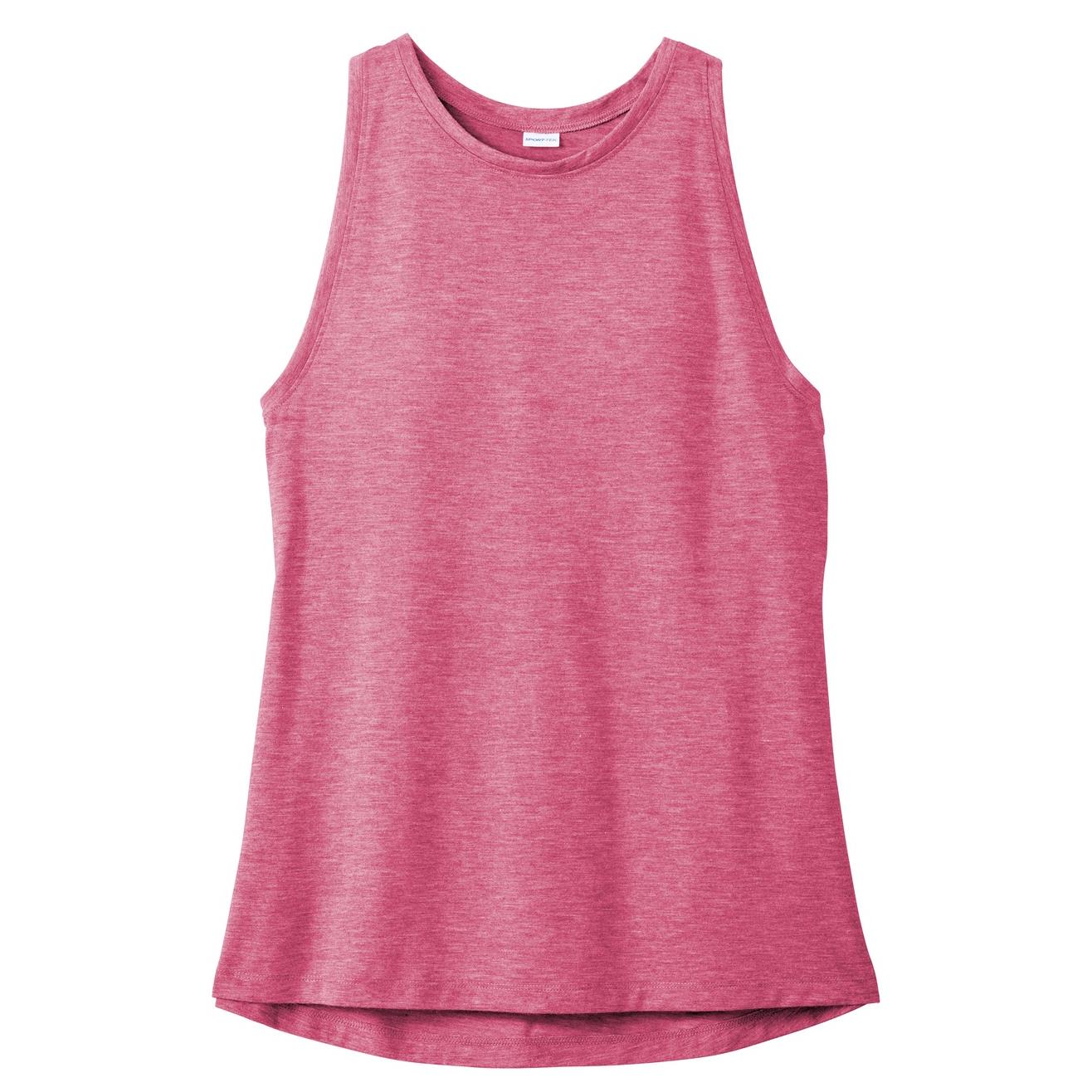 Black Triad Heather Tank - Sport-Tek - Soft Fabric