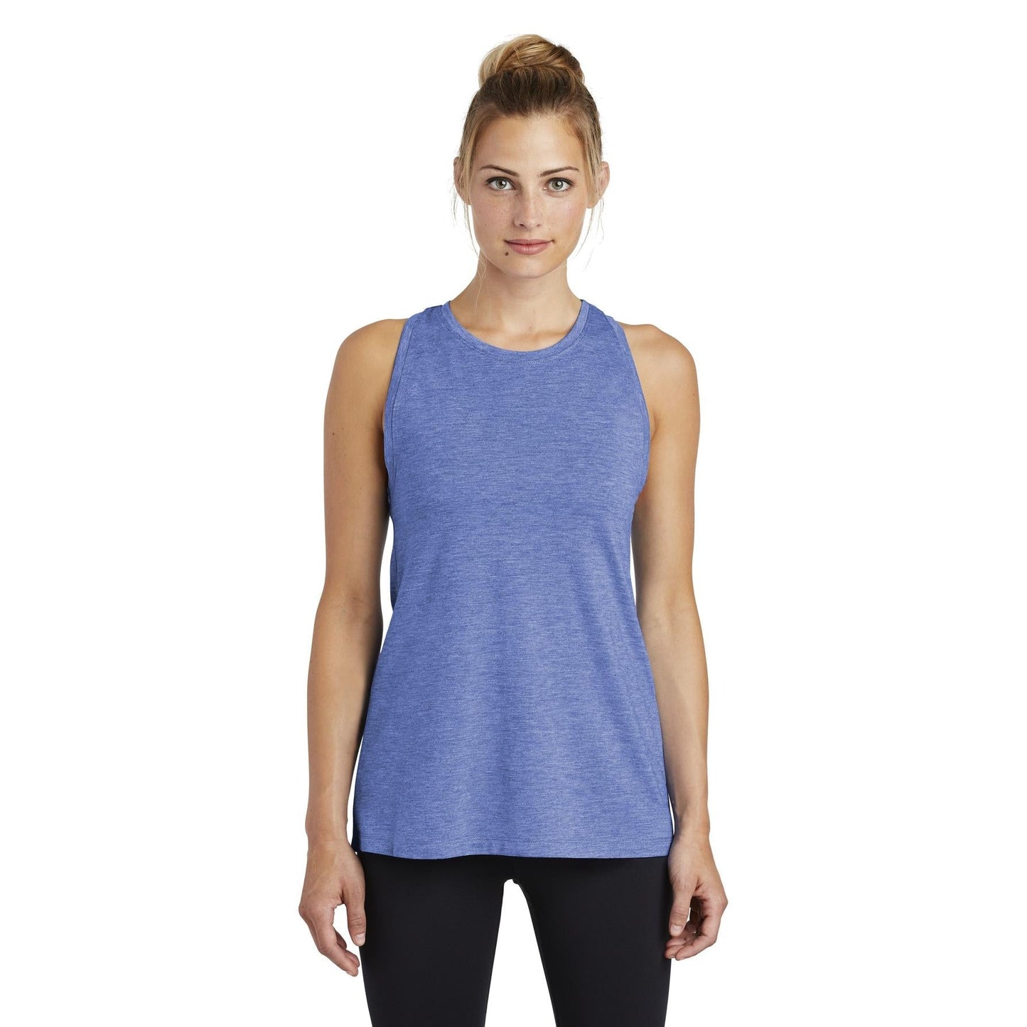 Black Triad Heather Tank - Sport-Tek - Soft Fabric