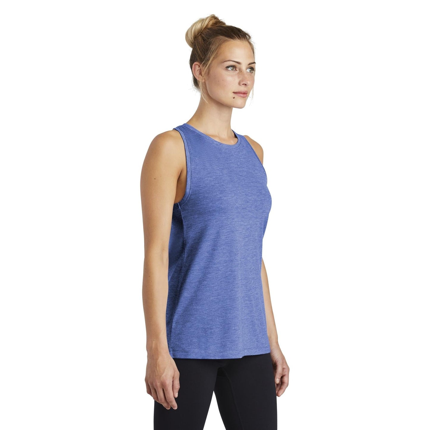 Black Triad Heather Tank - Sport-Tek - Soft Fabric