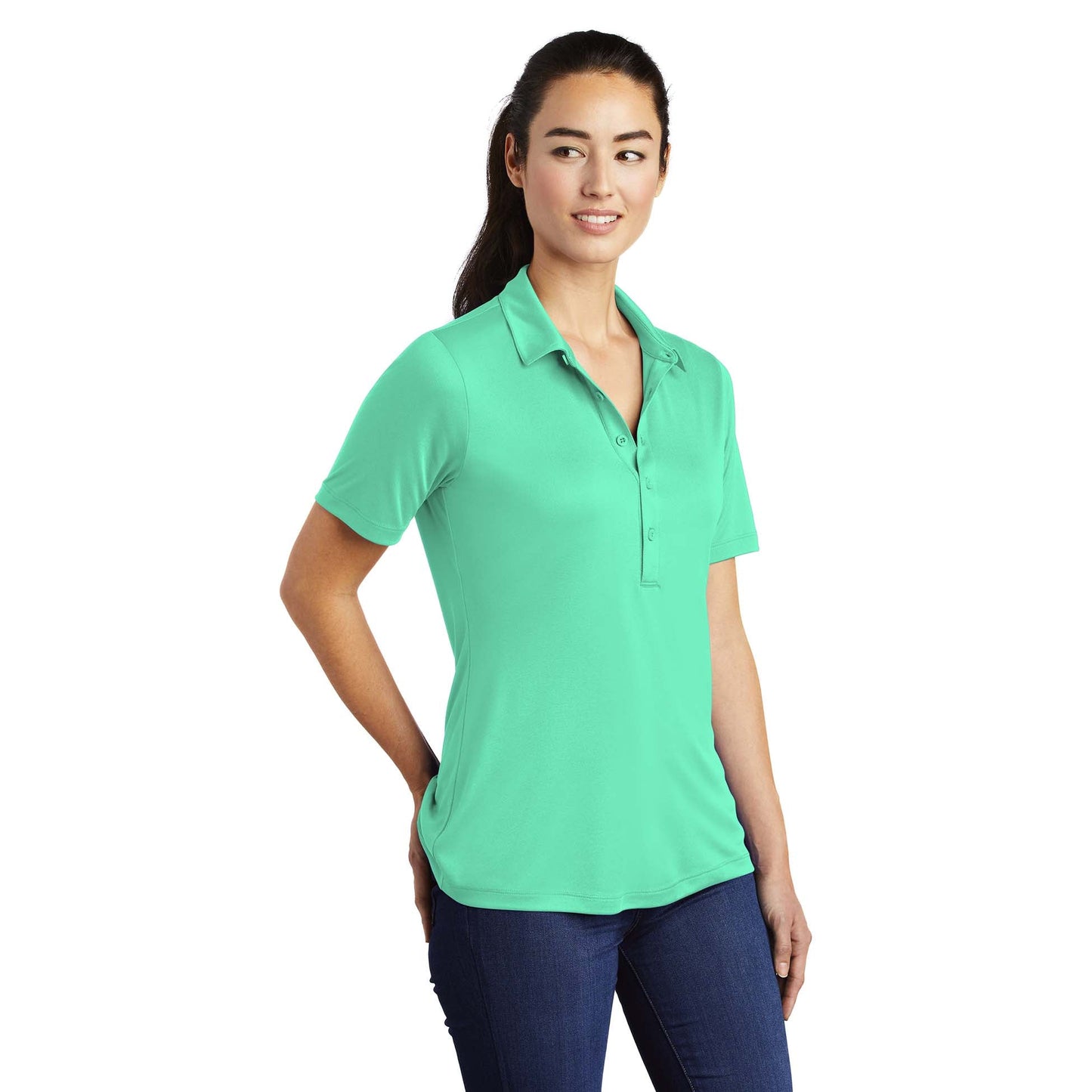 Black Polo Shirts - Sport-Tek - Soft Polyester