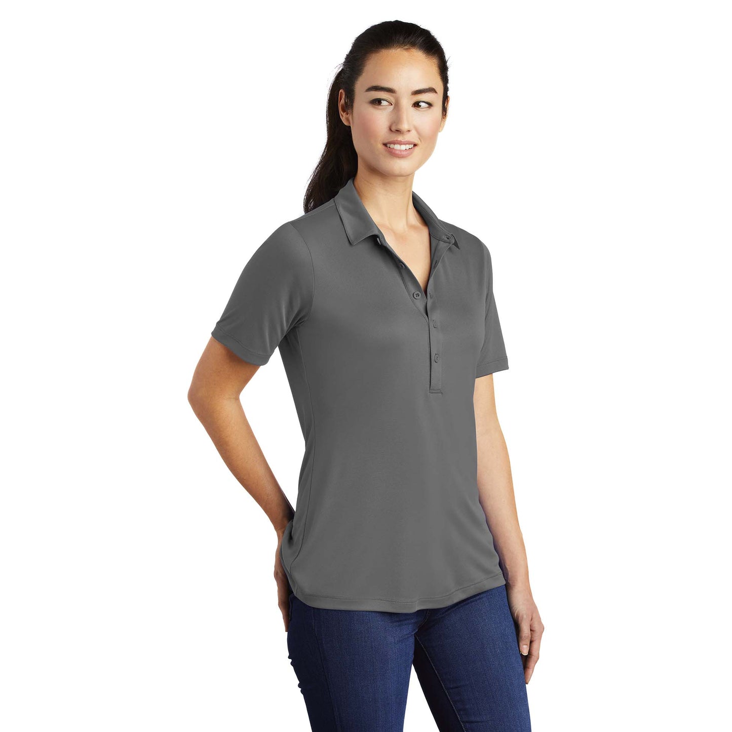 Black Polo Shirts - Sport-Tek - Soft Polyester