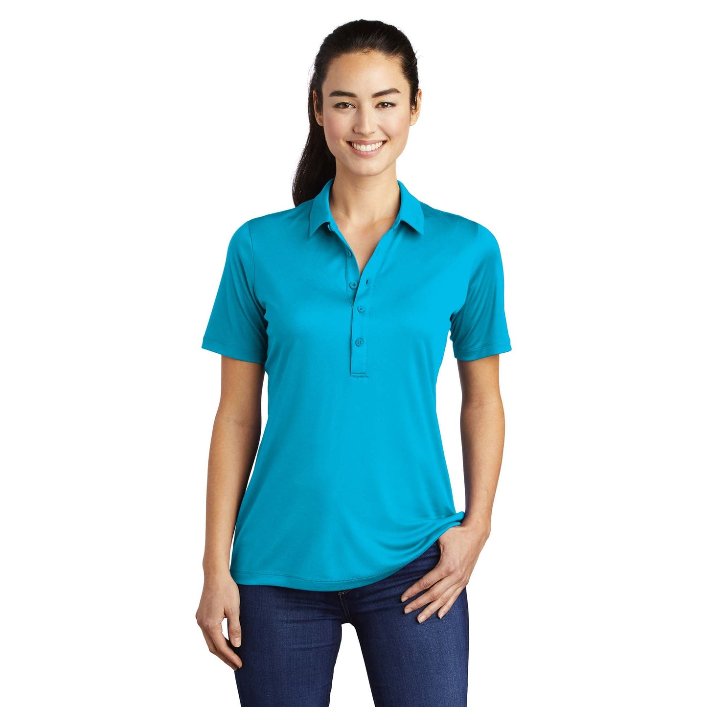 Black Polo Shirts - Sport-Tek - Soft Polyester