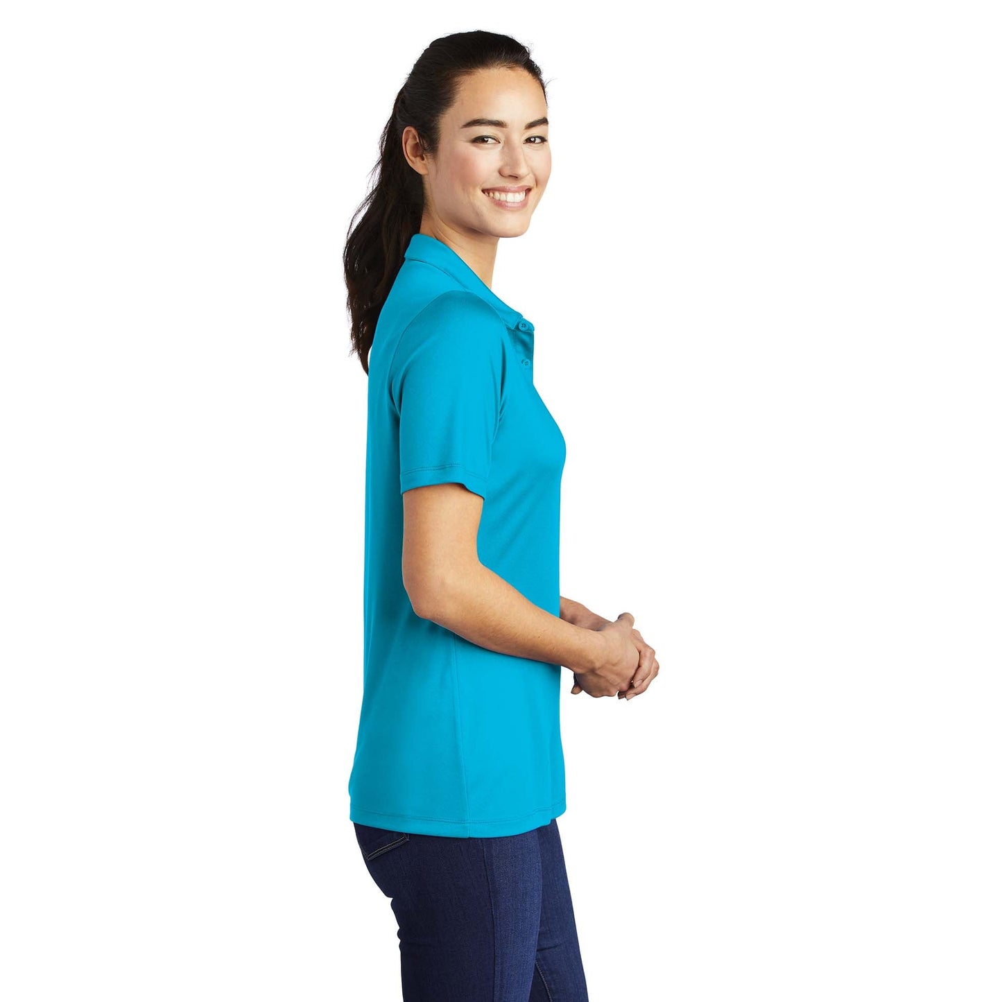 Black Polo Shirts - Sport-Tek - Soft Polyester