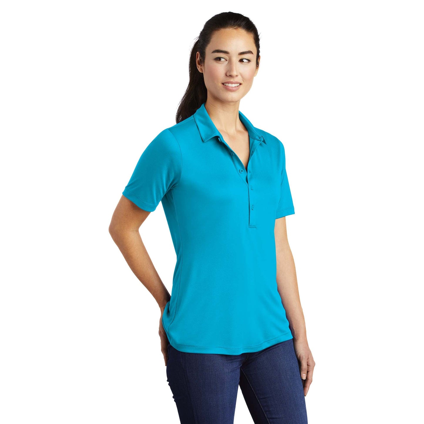 Black Polo Shirts - Sport-Tek - Soft Polyester