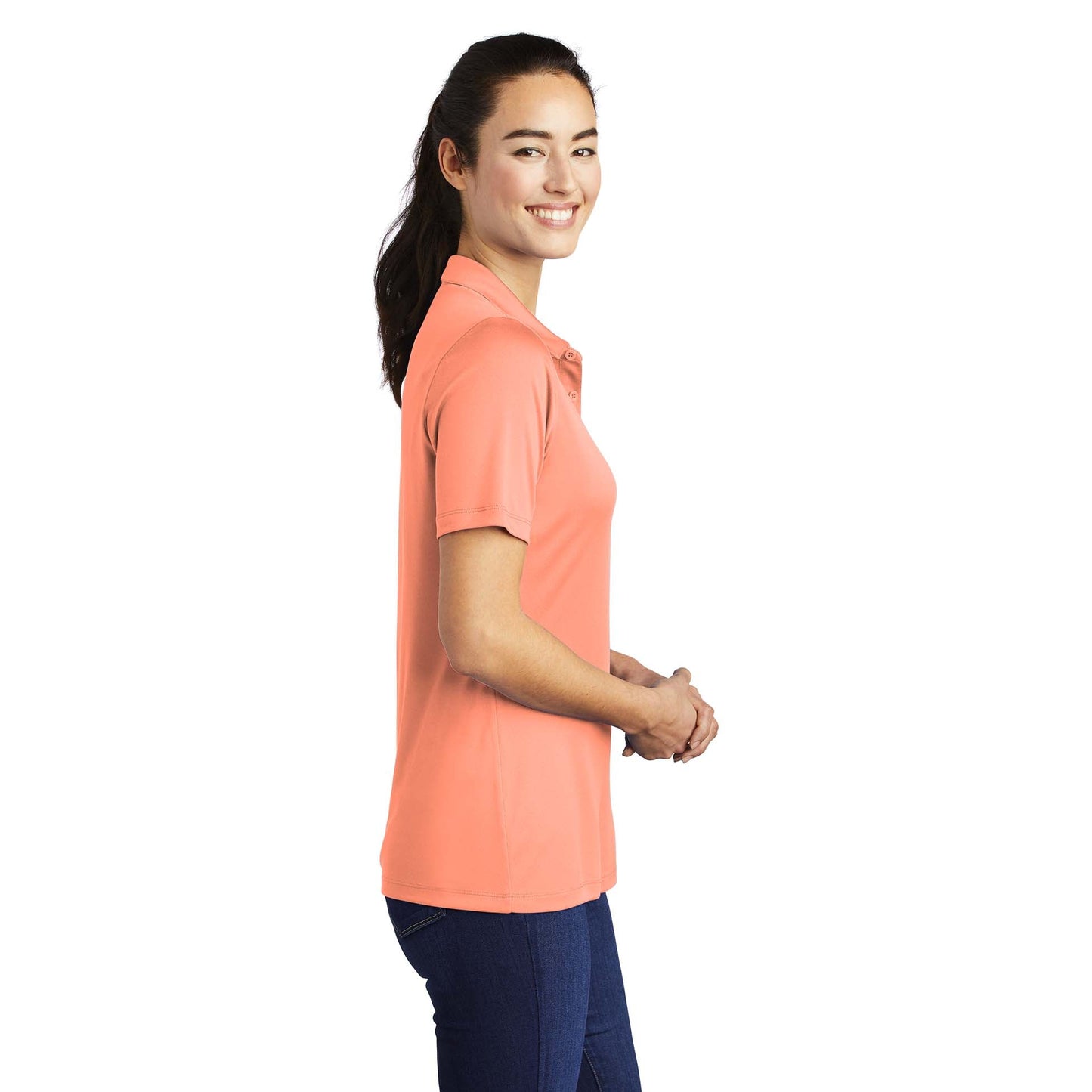 Black Polo Shirts - Sport-Tek - Soft Polyester