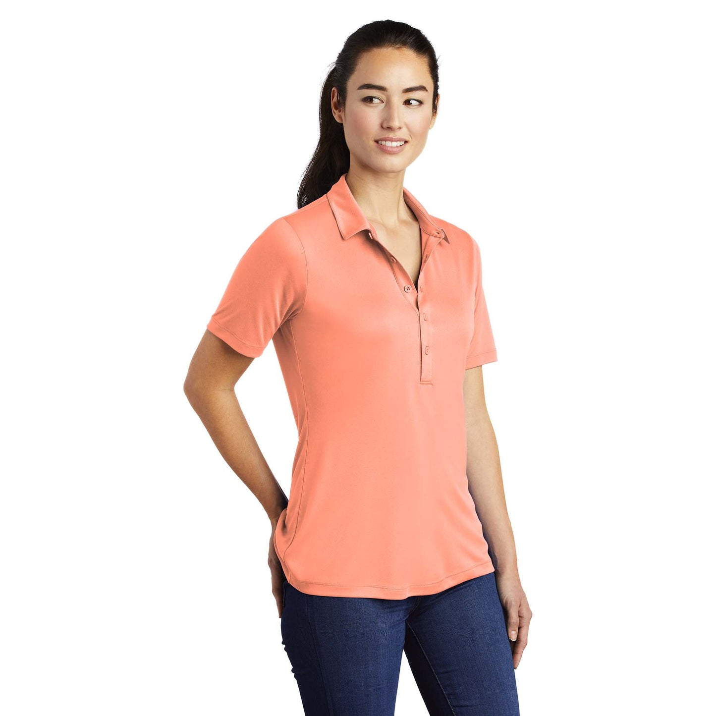 Black Polo Shirts - Sport-Tek - Soft Polyester