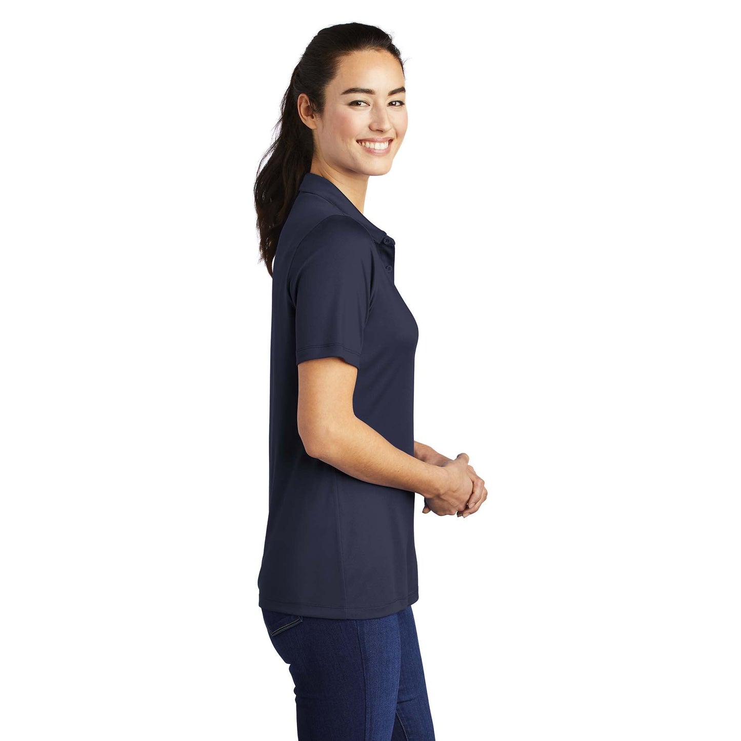 Black Polo Shirts - Sport-Tek - Soft Polyester
