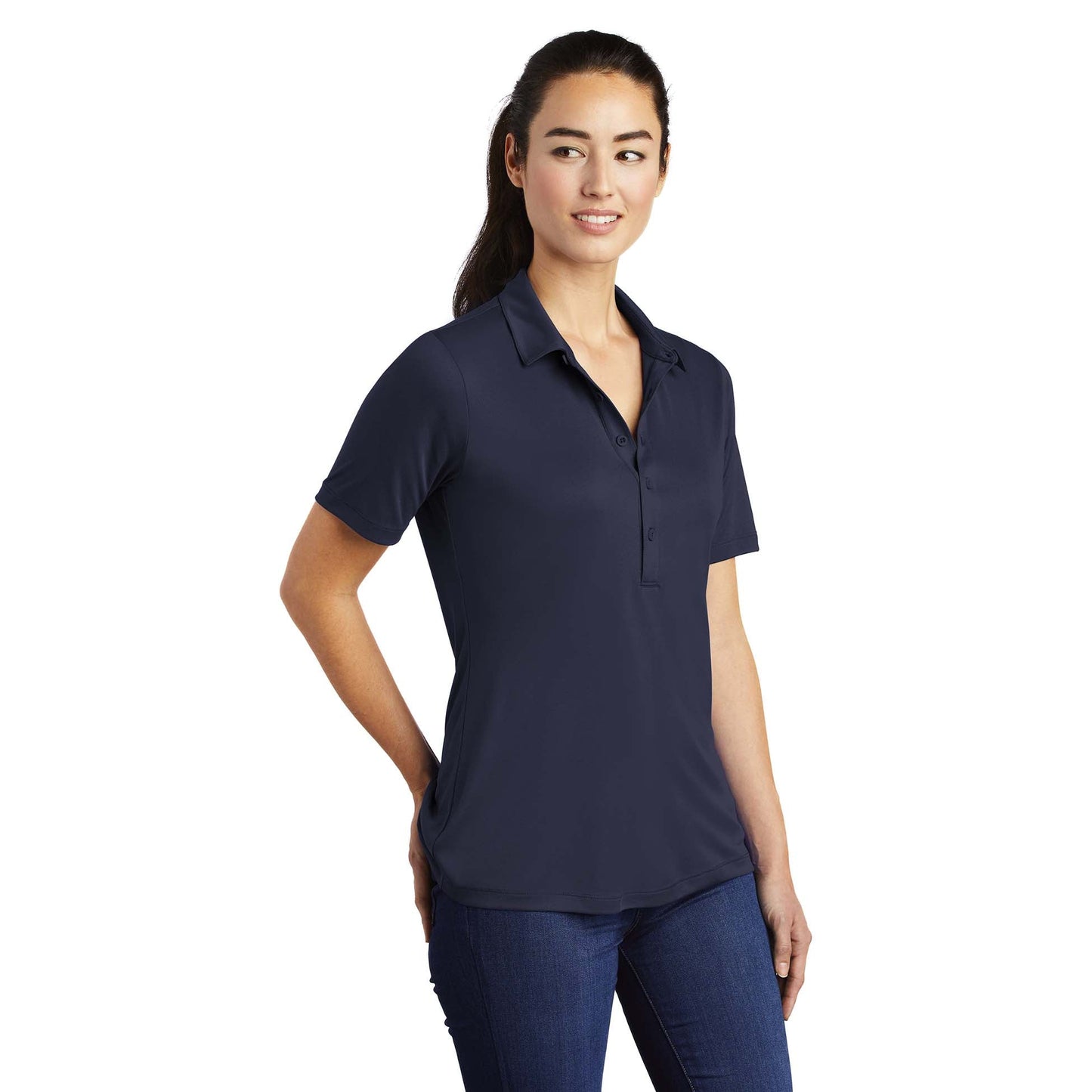 Black Polo Shirts - Sport-Tek - Soft Polyester