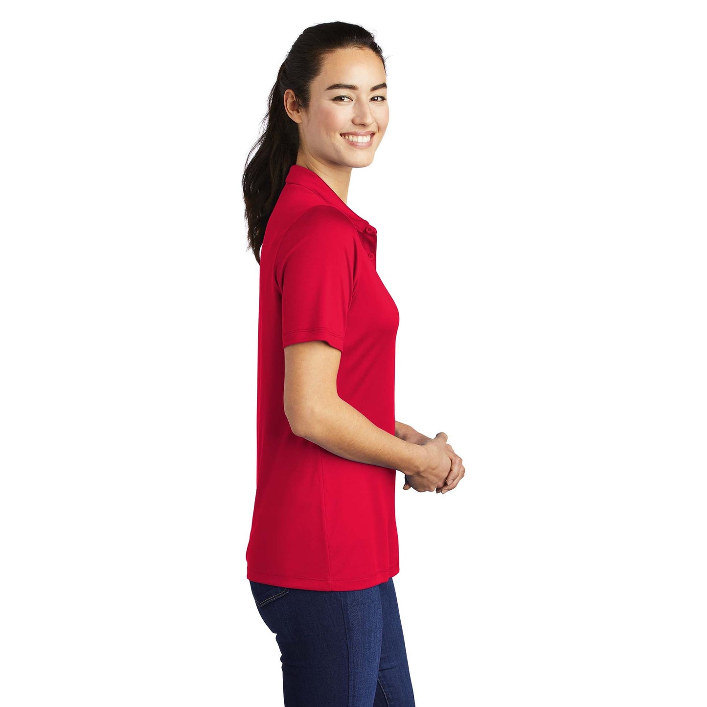 Black Polo Shirts - Sport-Tek - Soft Polyester