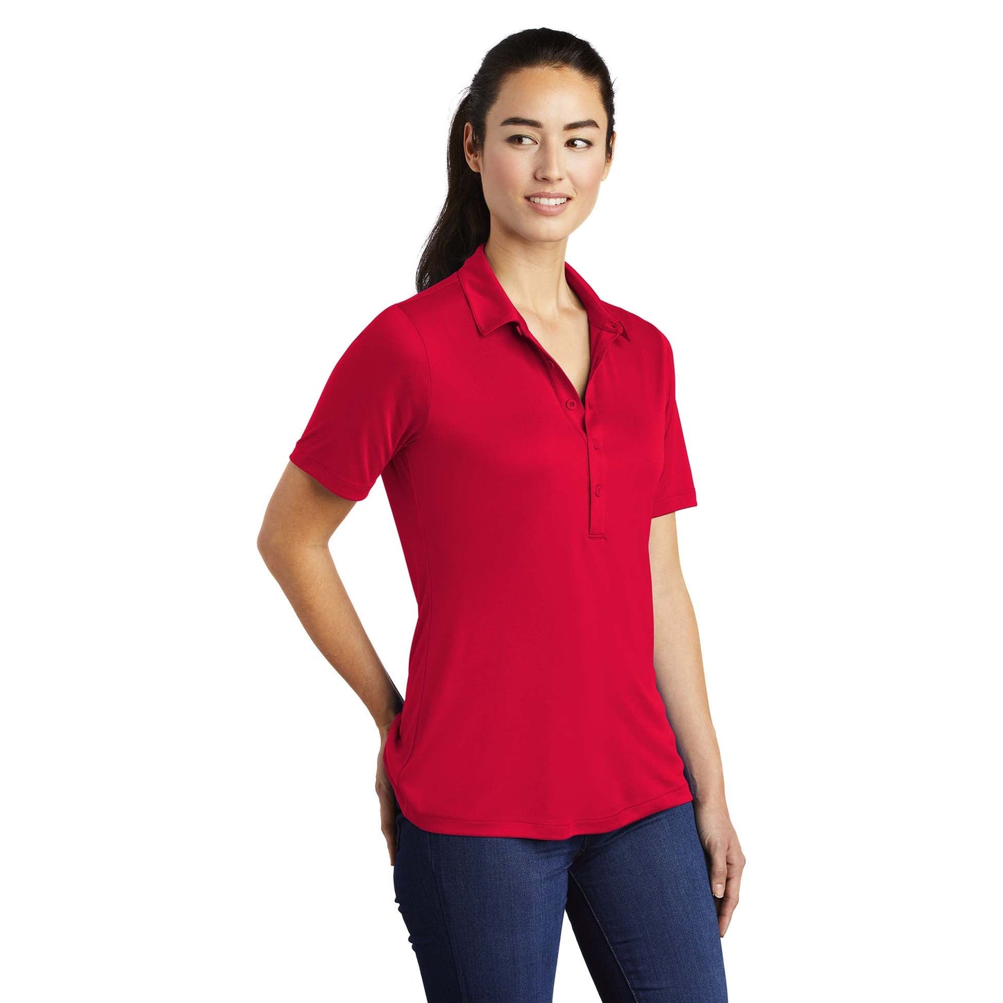 Black Polo Shirts - Sport-Tek - Soft Polyester