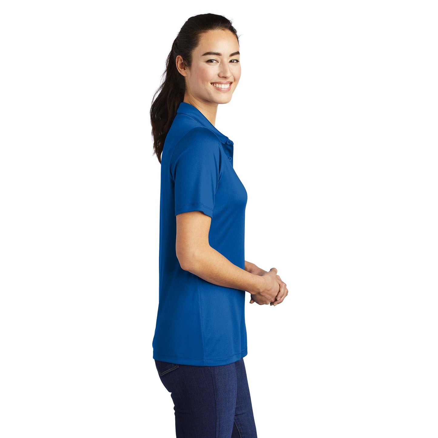 Black Polo Shirts - Sport-Tek - Soft Polyester
