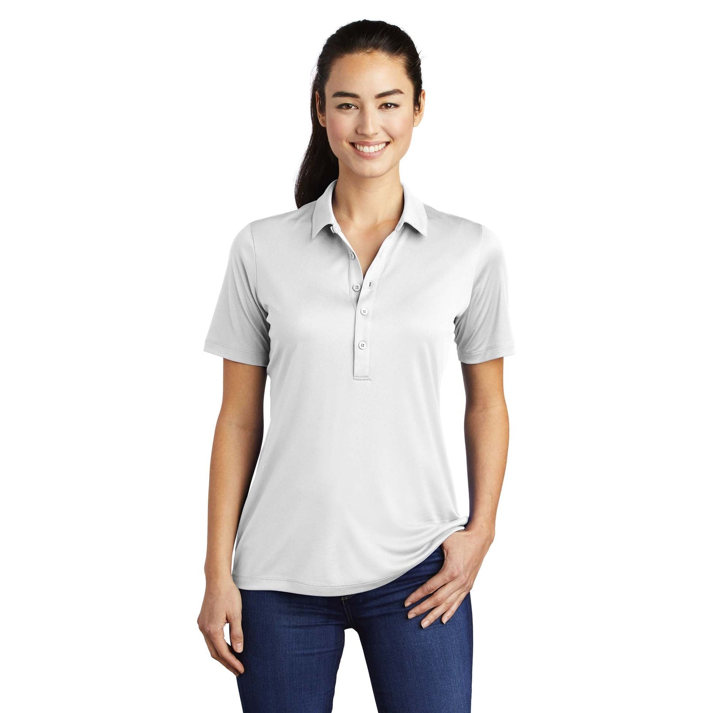 Black Polo Shirts - Sport-Tek - Soft Polyester