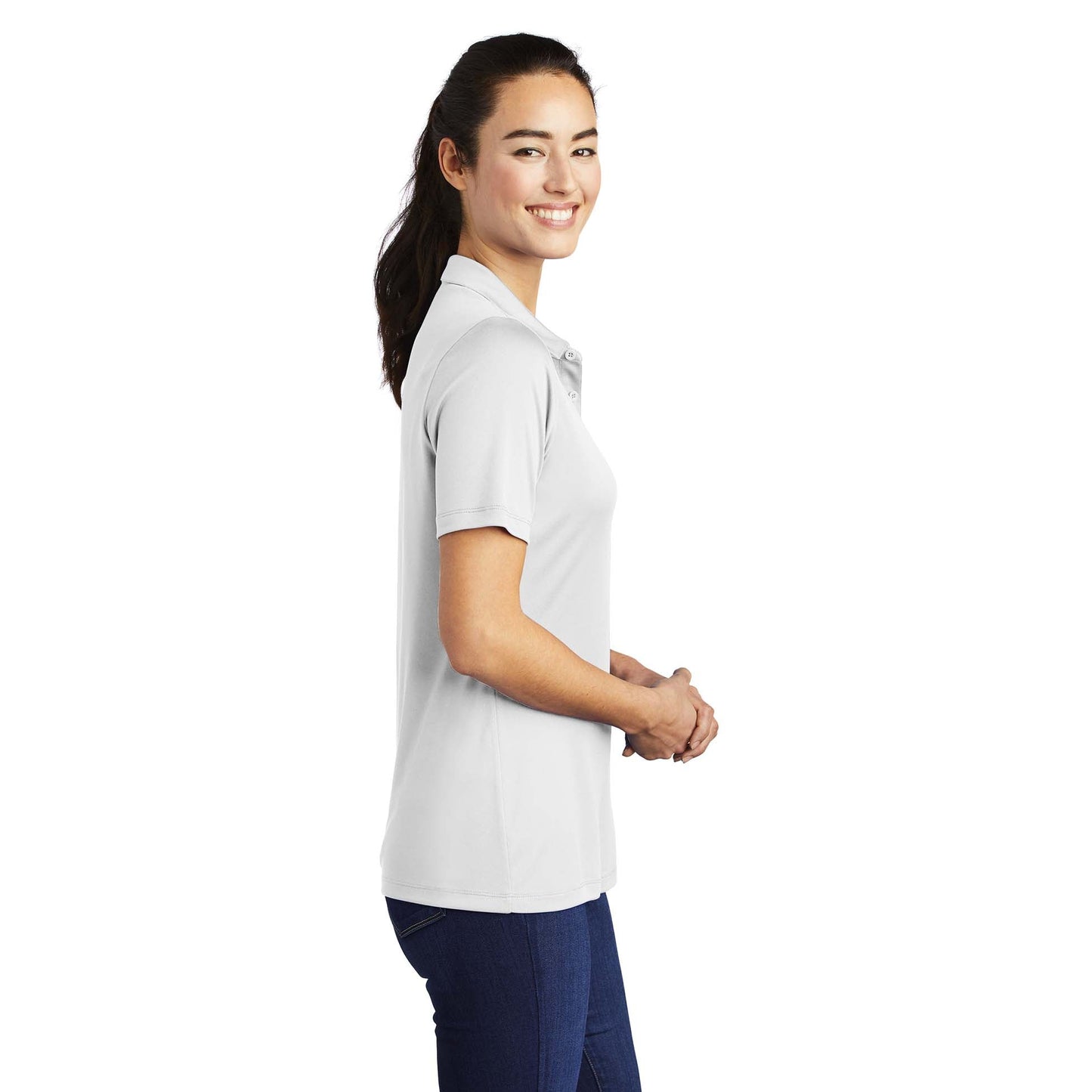 Black Polo Shirts - Sport-Tek - Soft Polyester