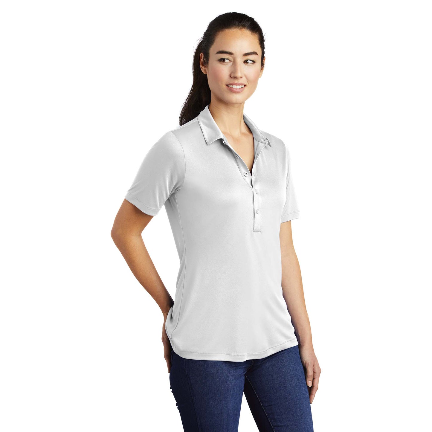 Black Polo Shirts - Sport-Tek - Soft Polyester