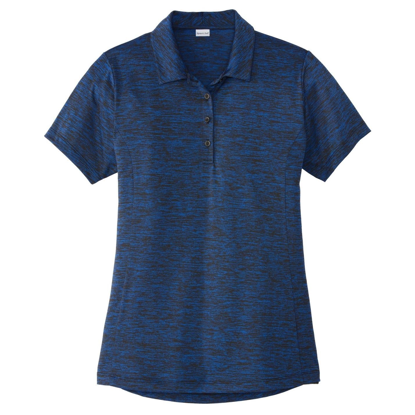 Black Electric Polo - Sport-Tek - Stylish Heather Design