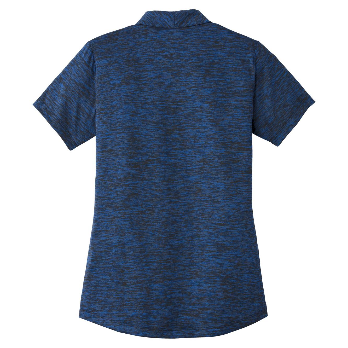 Black Electric Polo - Sport-Tek - Stylish Heather Design