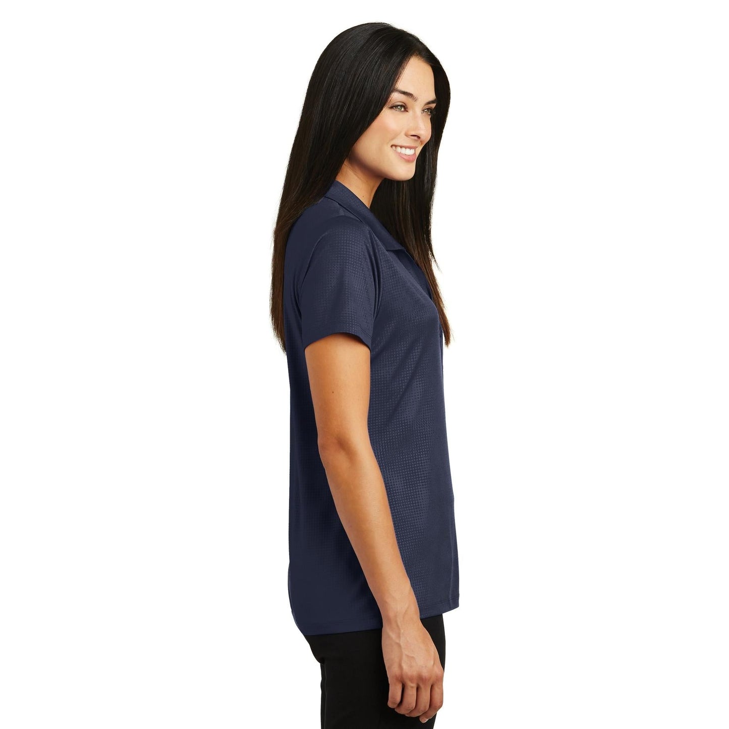 Black Polo Shirts - Sport-Tek - Embossed Polyester