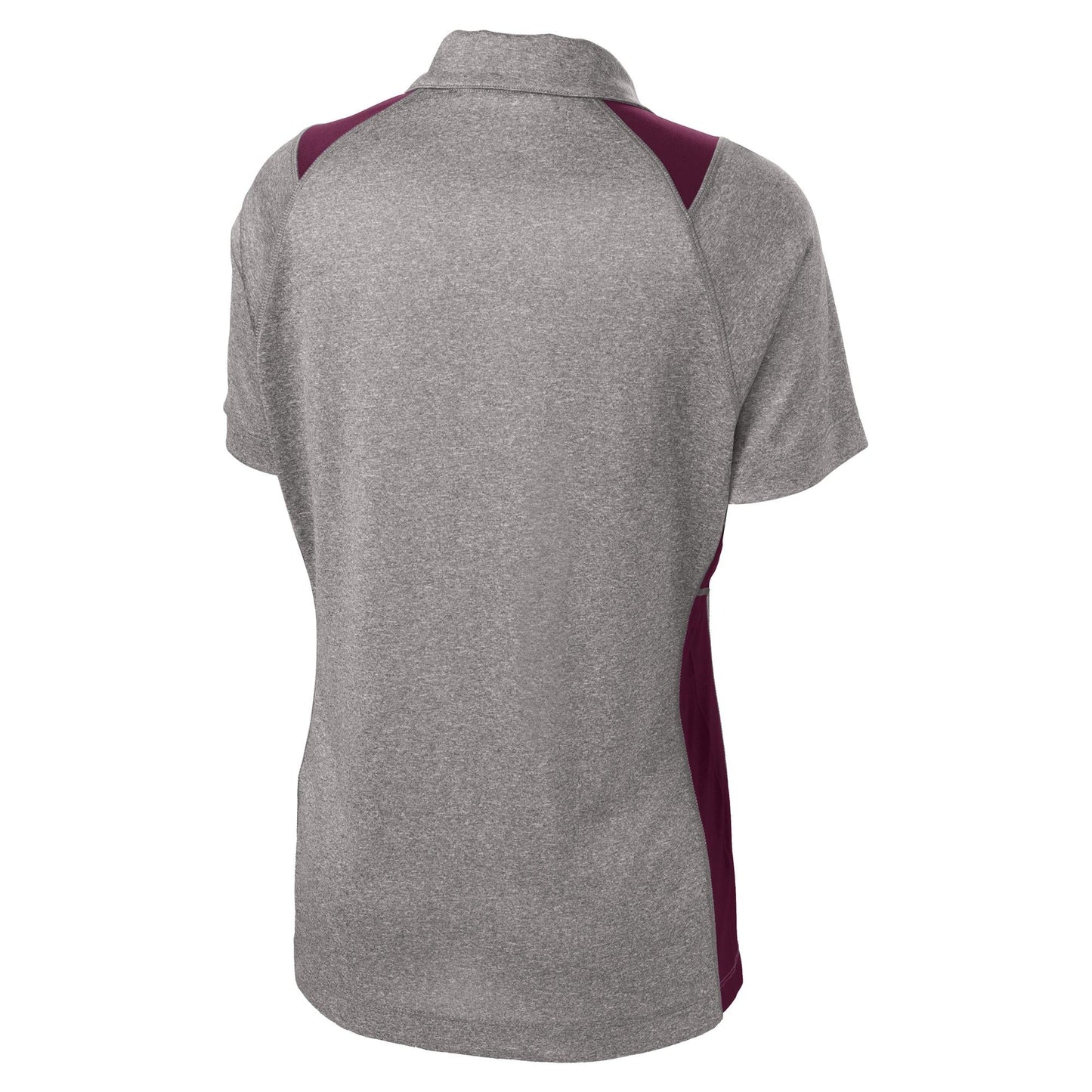 Graphite Heather Polo Shirt - Sport-Tek - Stylish Fit