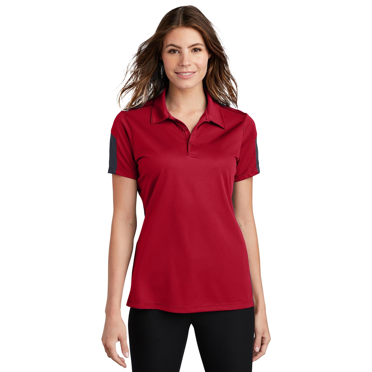 Black/Grey Polo Shirt - Sport-Tek - Snag-Resistant