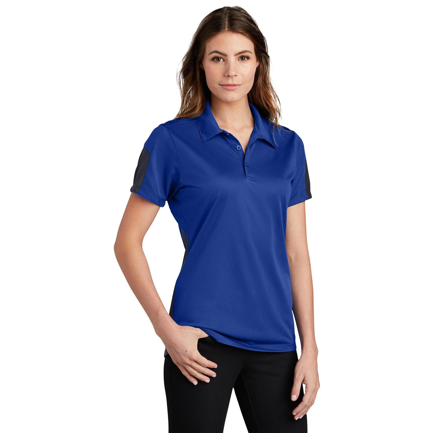 Black/Grey Polo Shirt - Sport-Tek - Snag-Resistant