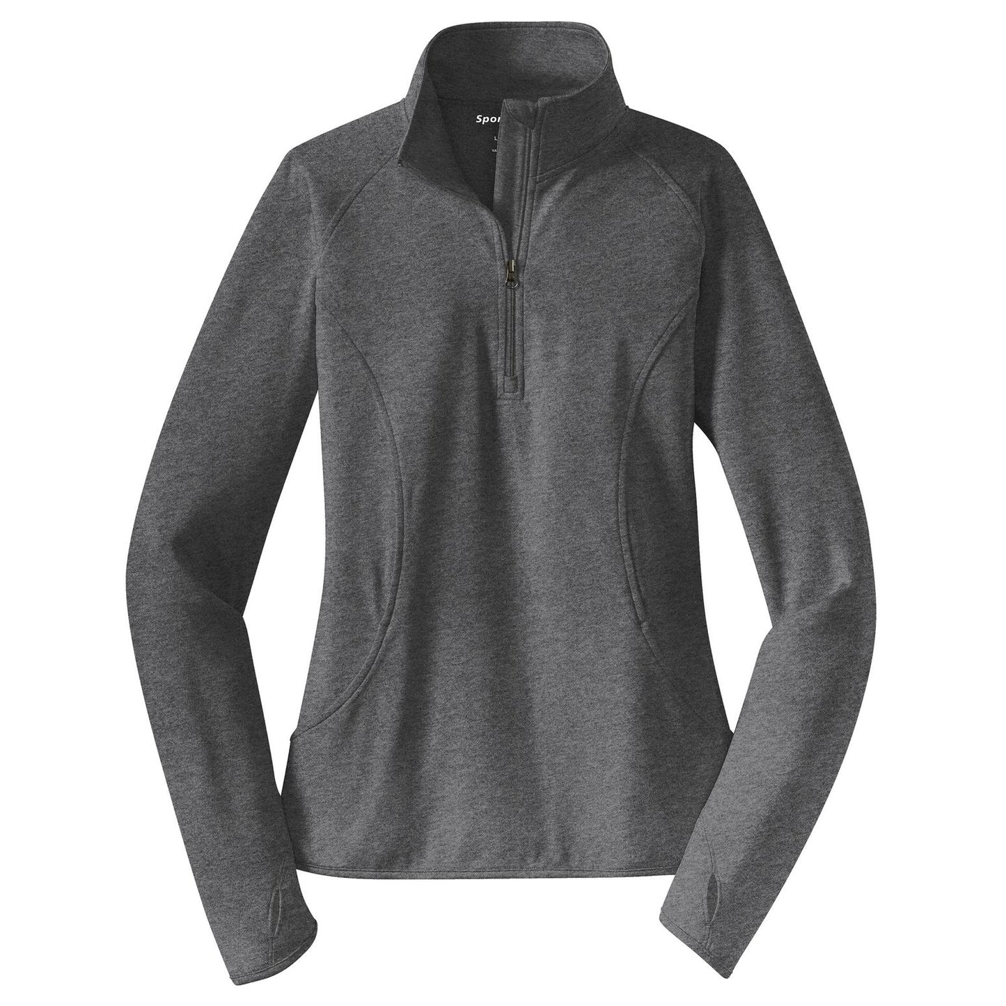 Charcoal Grey Heather Sweatshirt - Sport-Tek - Soft Fabric