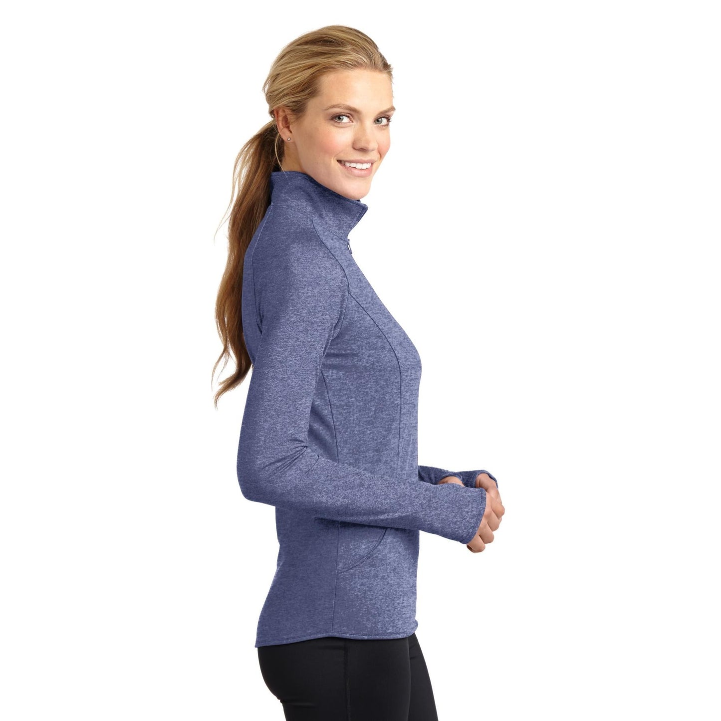 Charcoal Grey Heather Sweatshirt - Sport-Tek - Soft Fabric