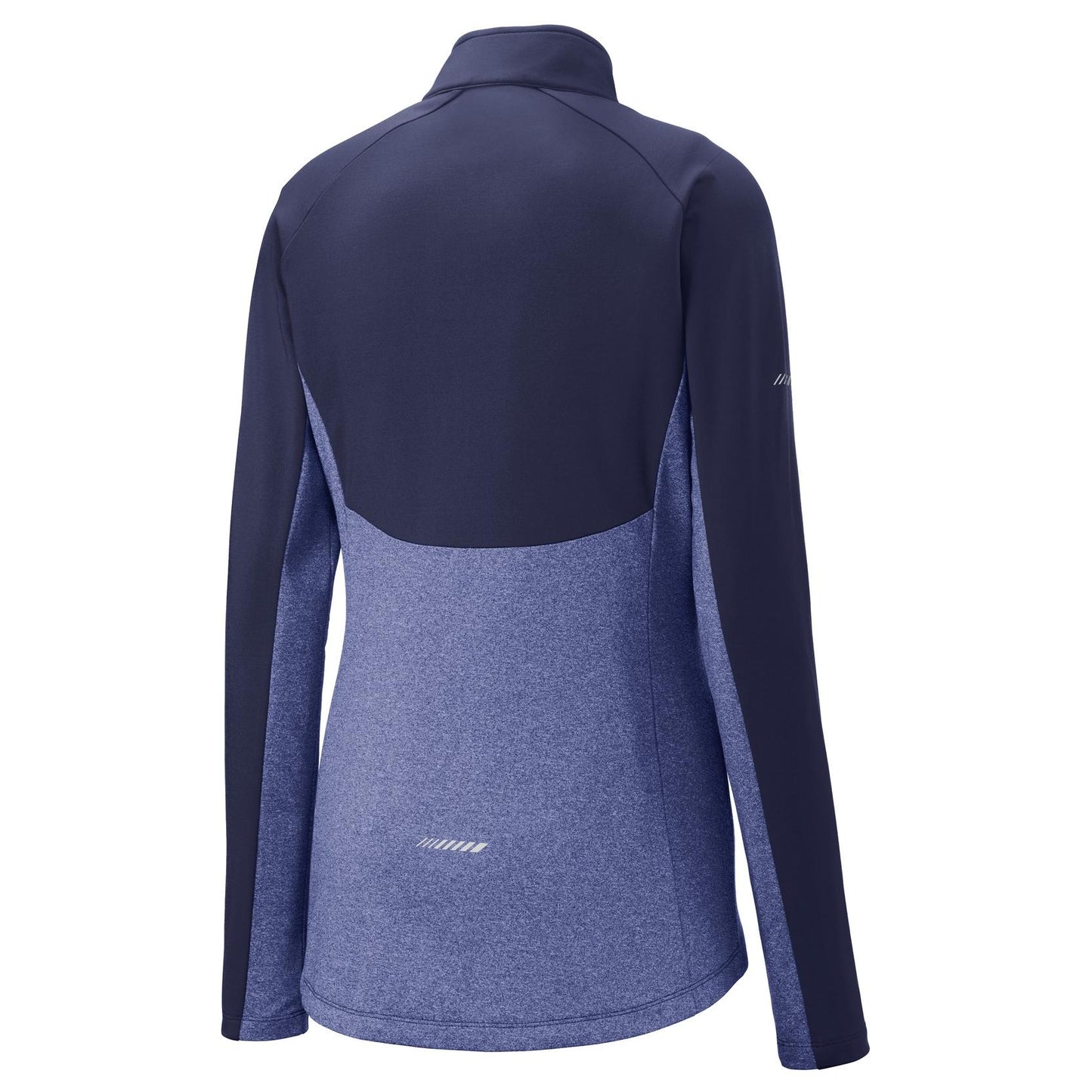 Black/Charcoal Grey Heather Sweatshirt - Sport-Tek - Stretchy Design