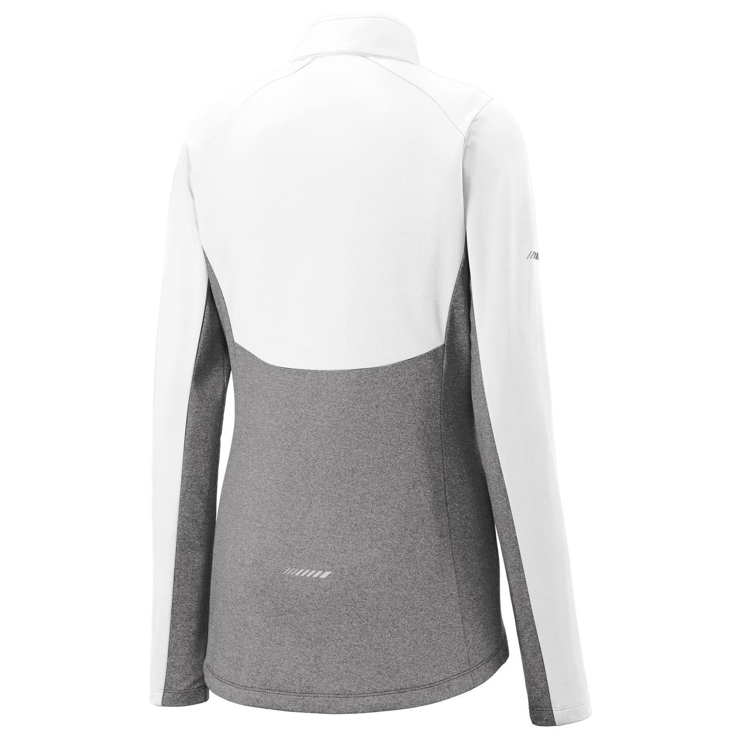 Black/Charcoal Grey Heather Sweatshirt - Sport-Tek - Stretchy Design