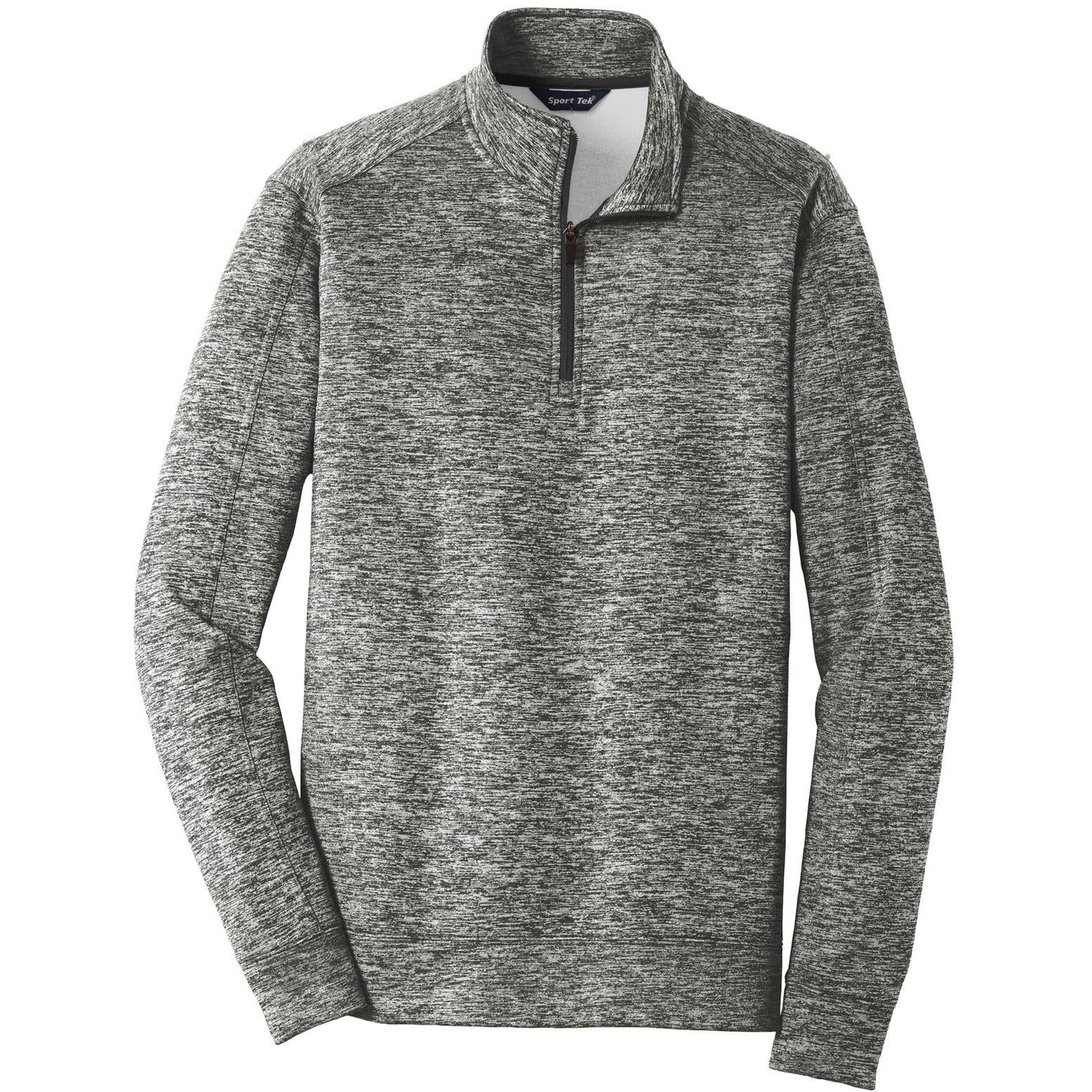 Black Electric Sweatshirts - Sport-Tek - Heather Fleece