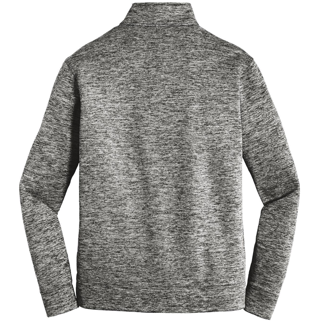 Black Electric Sweatshirts - Sport-Tek - Heather Fleece