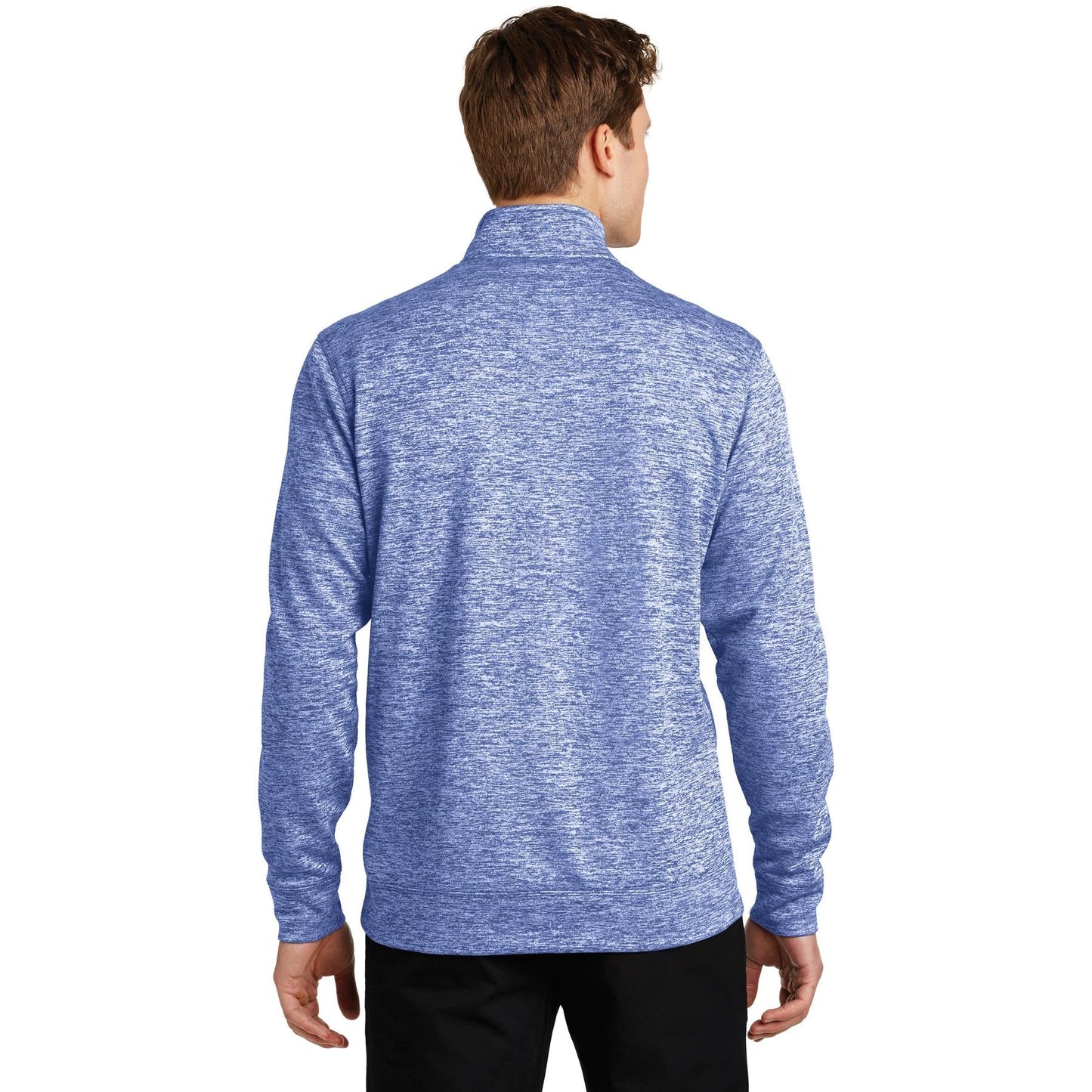 Black Electric Sweatshirts - Sport-Tek - Heather Fleece