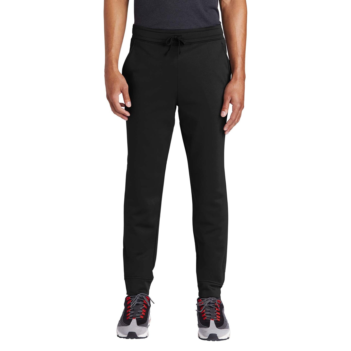 Black Sweatpants - Sport-Tek - Moisture-Wicking Fleece