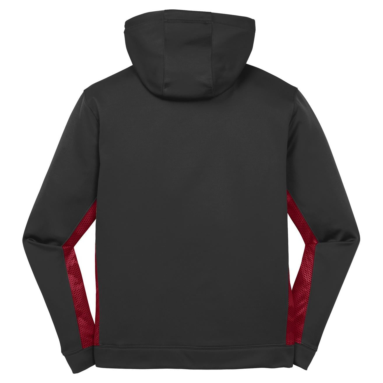 Dark Smoke Grey Sweatshirt - Sport-Tek - CamoHex Print - Unique Design