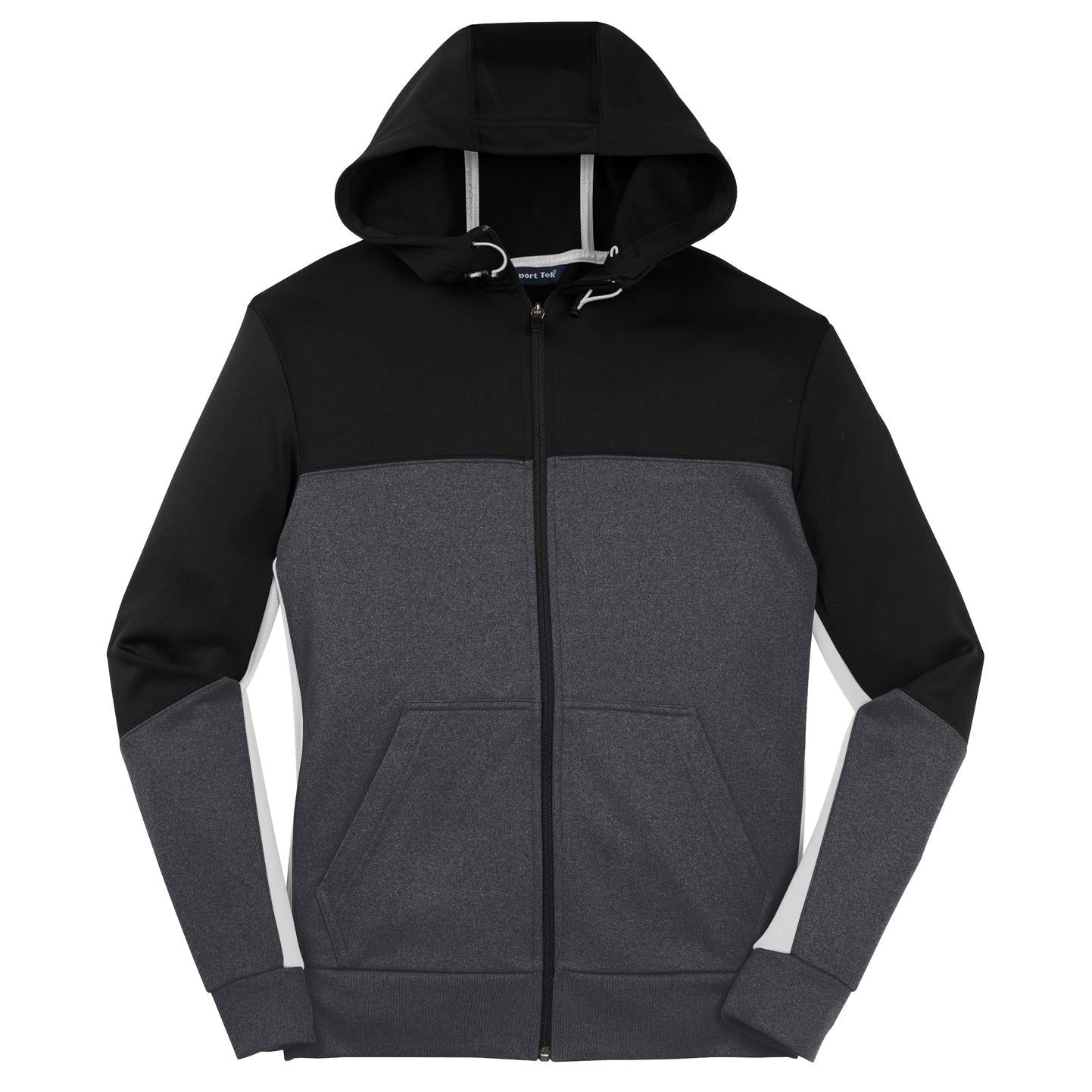 Black Jackets - Sport-Tek - Colorblock Full-Zip