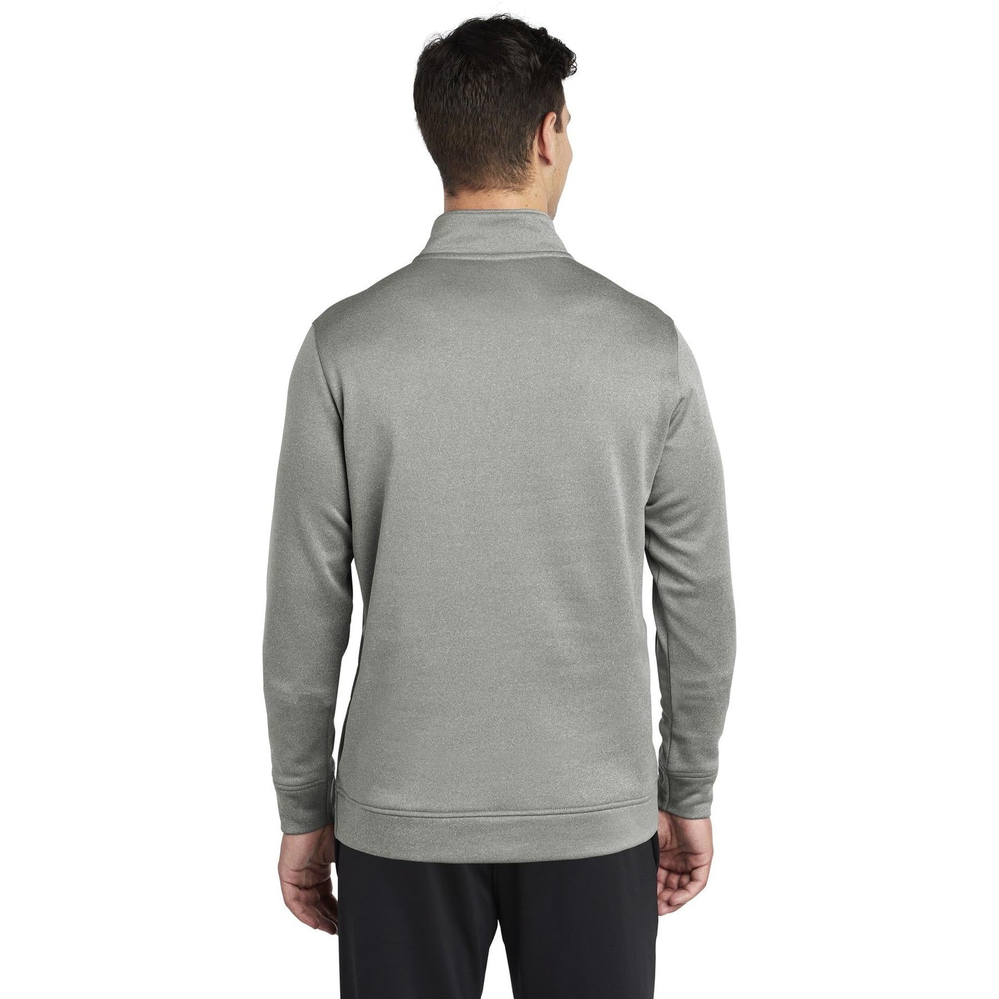 Black Heather Sweatshirt - Sport-Tek - Moisture Wicking