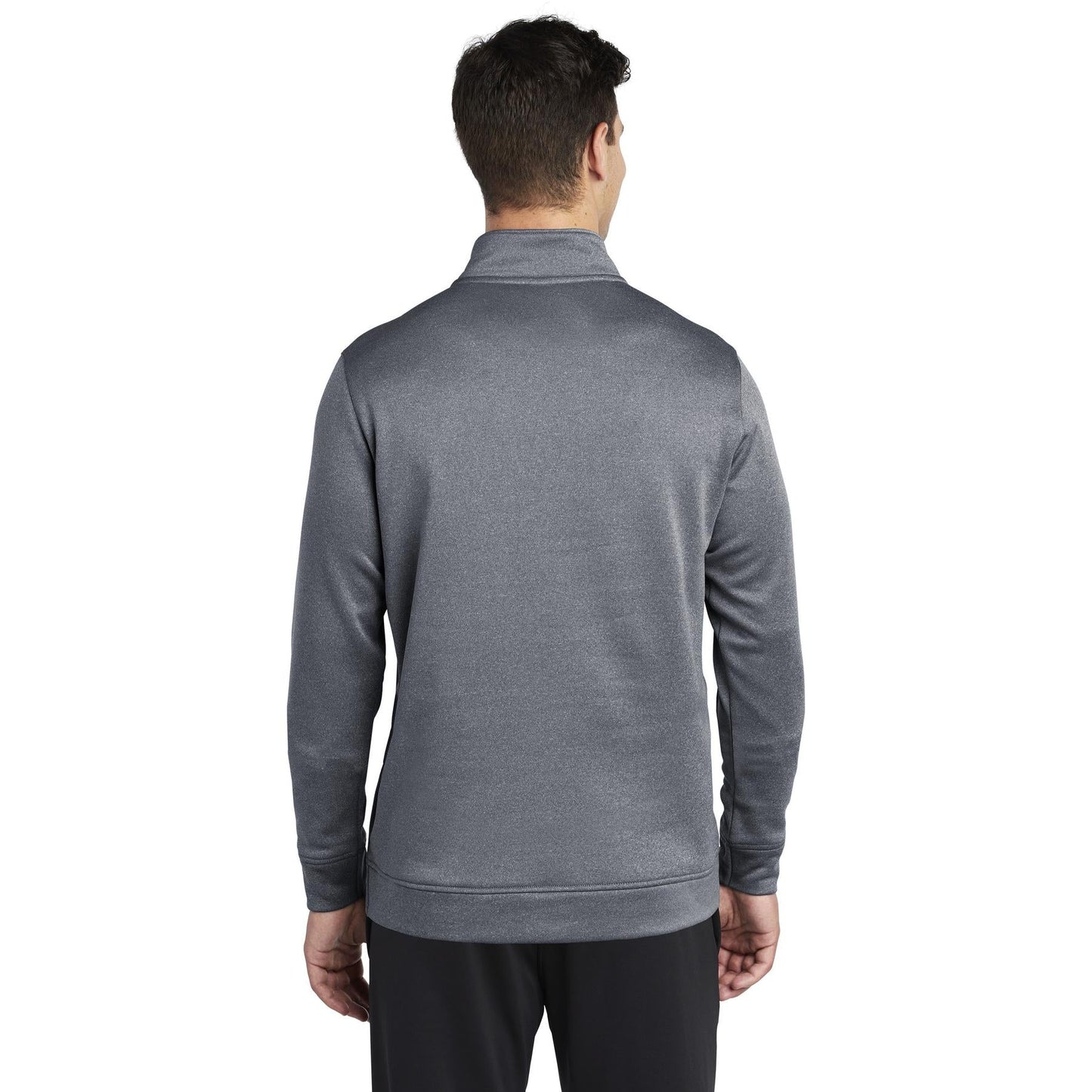 Black Heather Sweatshirt - Sport-Tek - Moisture Wicking