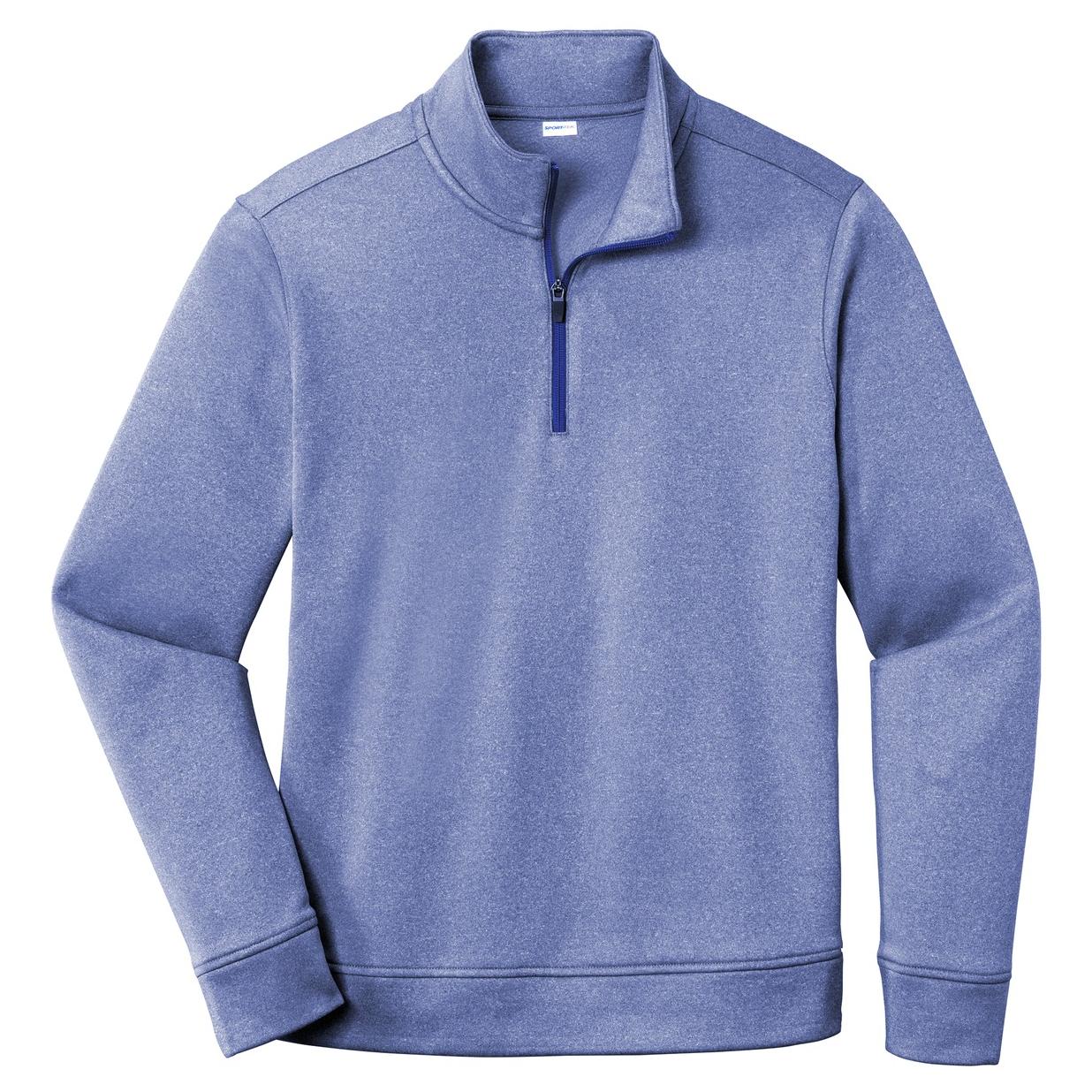 Black Heather Sweatshirt - Sport-Tek - Moisture Wicking