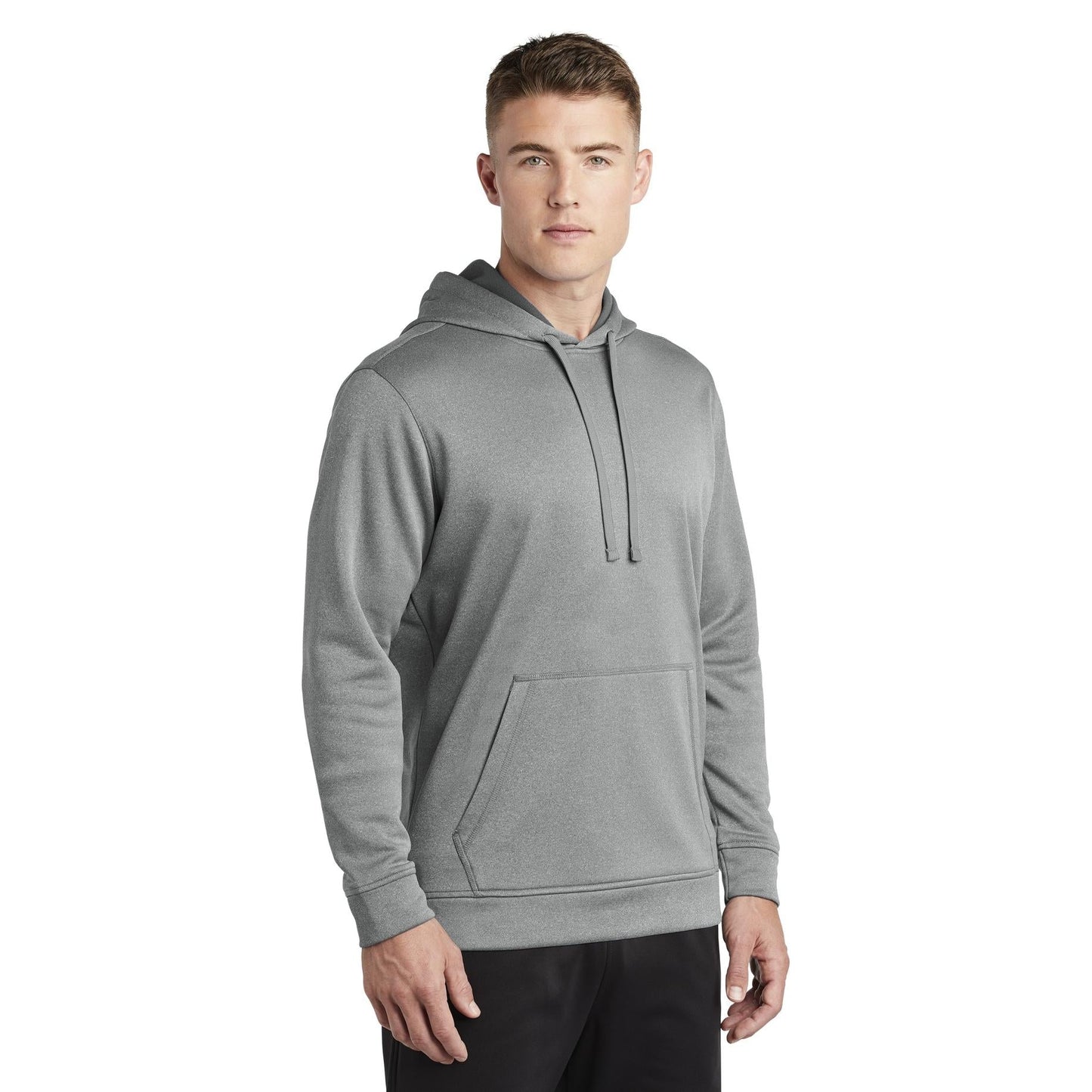 Black Heather Sweatshirt - Sport-Tek - Soft Fleece