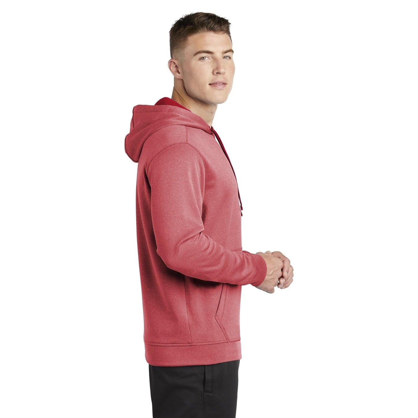 Black Heather Sweatshirt - Sport-Tek - Soft Fleece