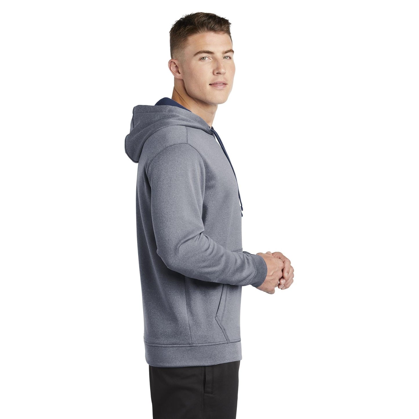 Black Heather Sweatshirt - Sport-Tek - Soft Fleece