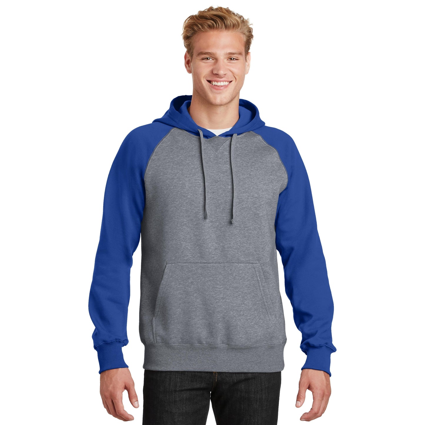 Black/Vintage Heather Sweatshirt - Sport-Tek - Soft Fleece