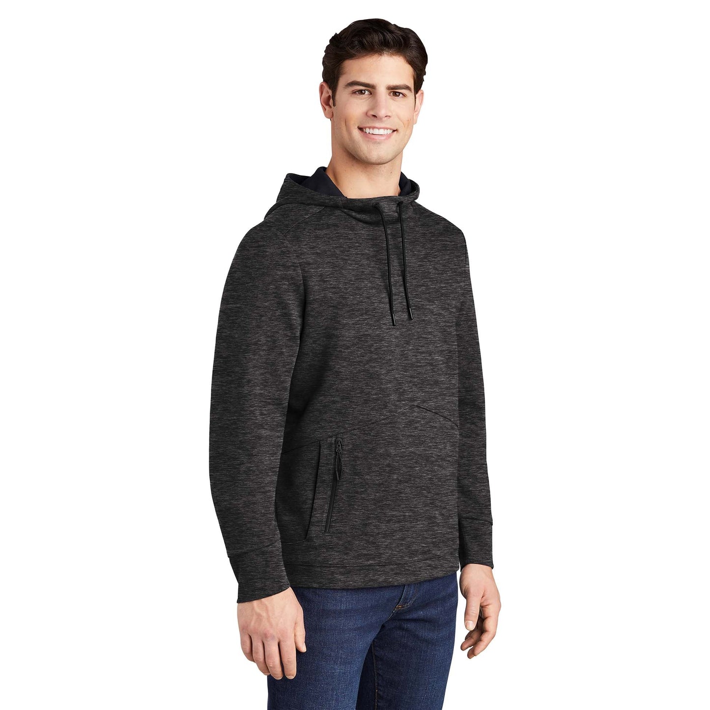 Black Heather Sweatshirts - Sport-Tek - Comfortable Design