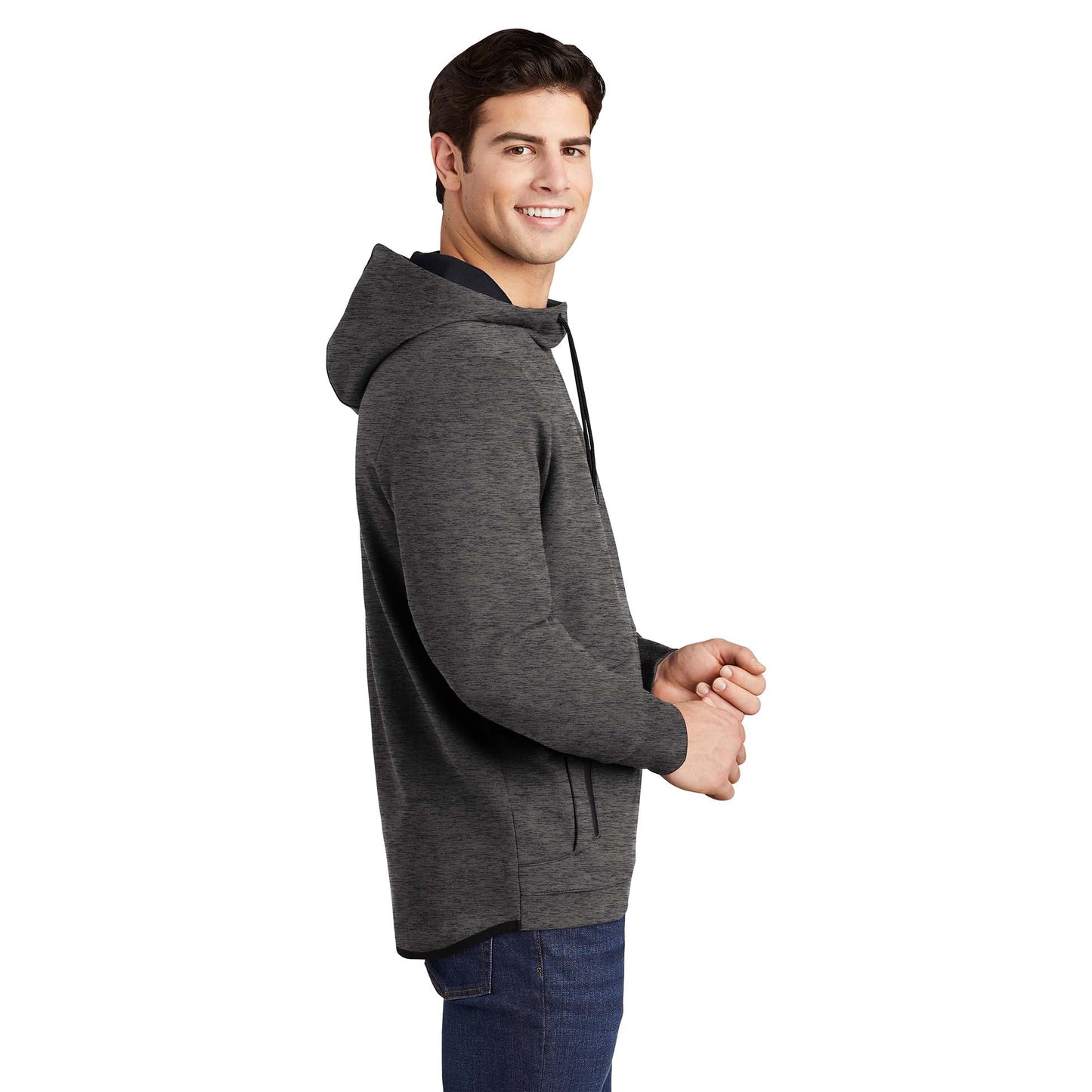 Black Heather Sweatshirts - Sport-Tek - Comfortable Design