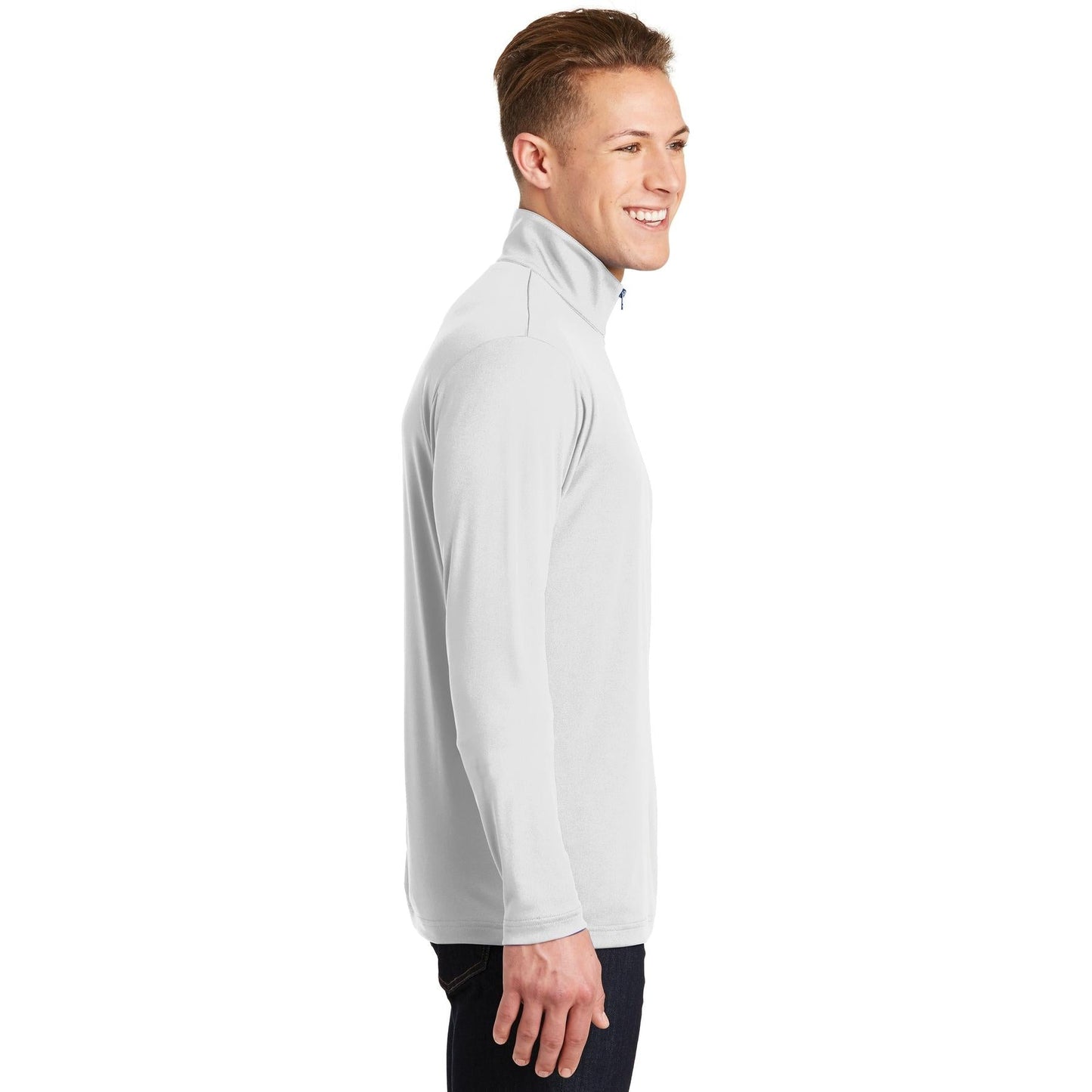 White Sweatshirt - Sport-Tek - Lightweight Comfort