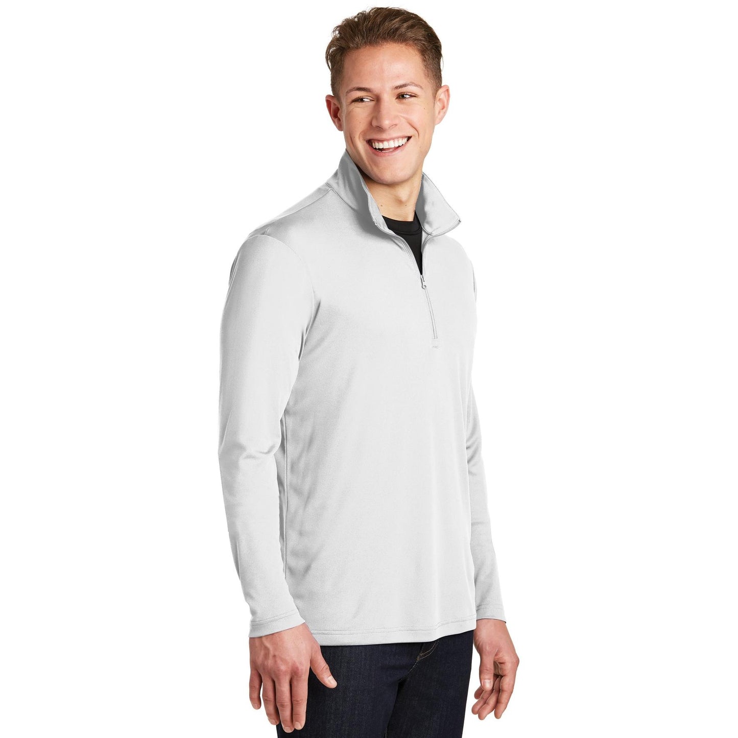 White Sweatshirt - Sport-Tek - Lightweight Comfort