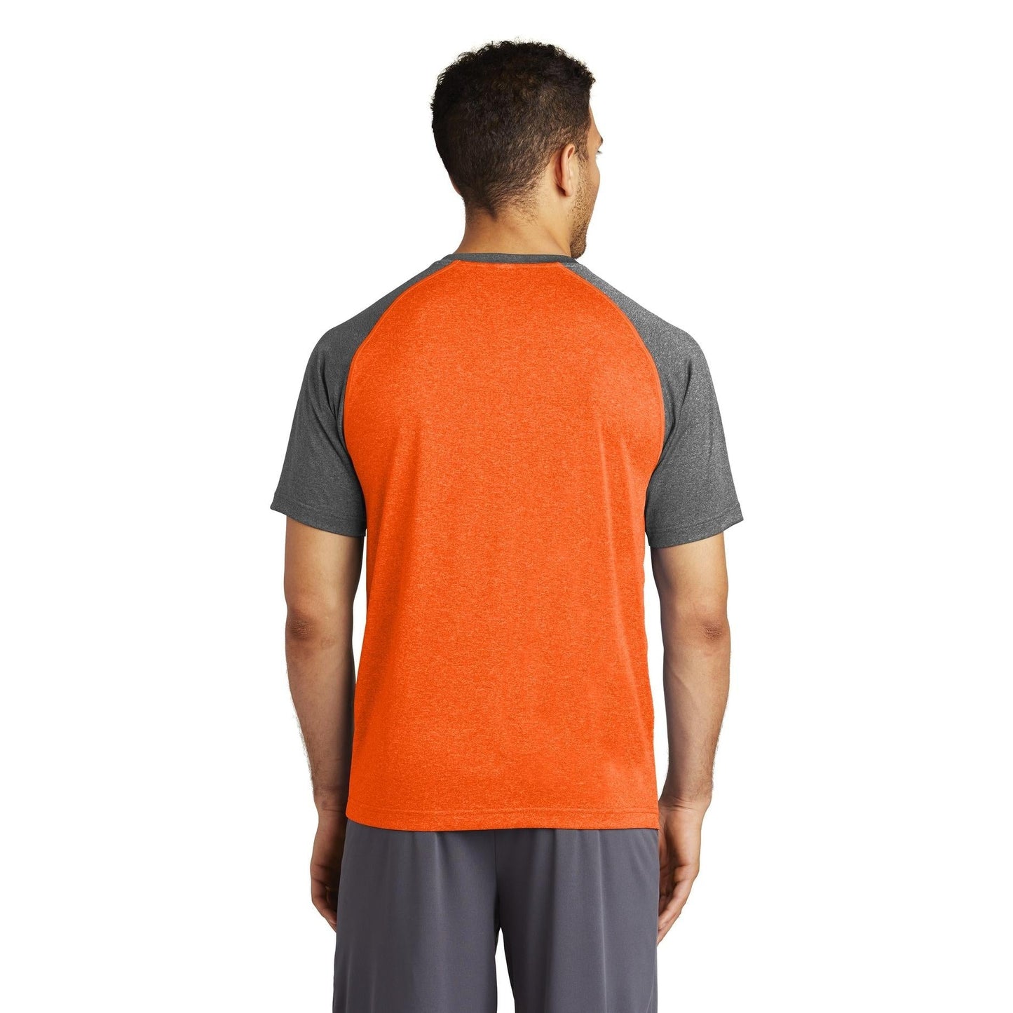 Deep Orange Heather T-Shirt - Sport-Tek - Moisture Wicking
